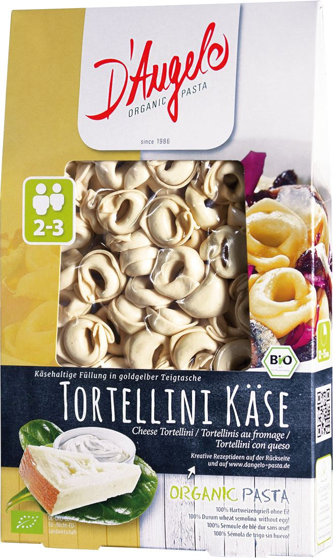 Tortellini z serem bio 250 g - D`Angelo