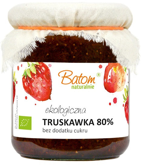 Truskawka 80 % bez cukru bio 260 g - Batom