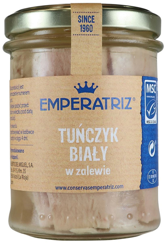 Tuńczyk biały filety w zalewie 200 g (140 g) (słoik)