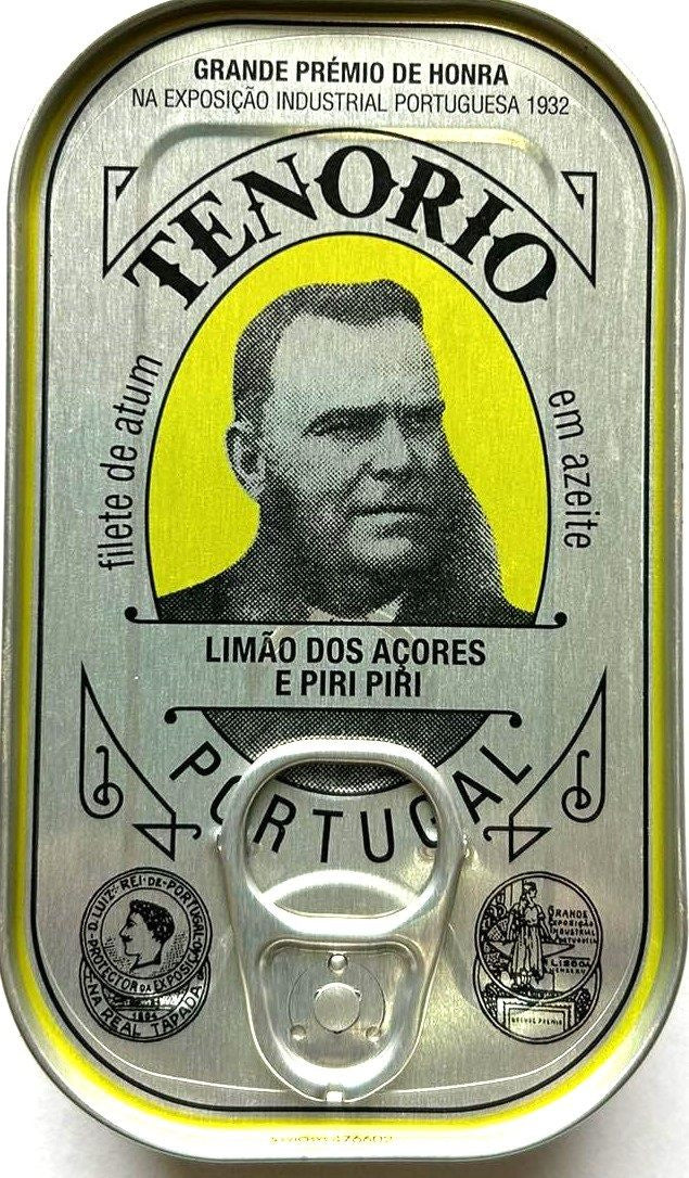 Tuńczyk premium filety w oliwie z oliwek z cytryną i papryczką piri piri 120 g (78 g) - Bon Appetit (Tenorio)