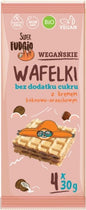 Wafelki z kremem kakaowo-orzechowym bezdodatku cukru 120 g