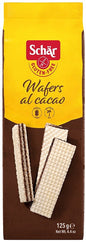 Wafers cacao - wafle z kremem kakaowym bezglutenowe 125 g - Schar