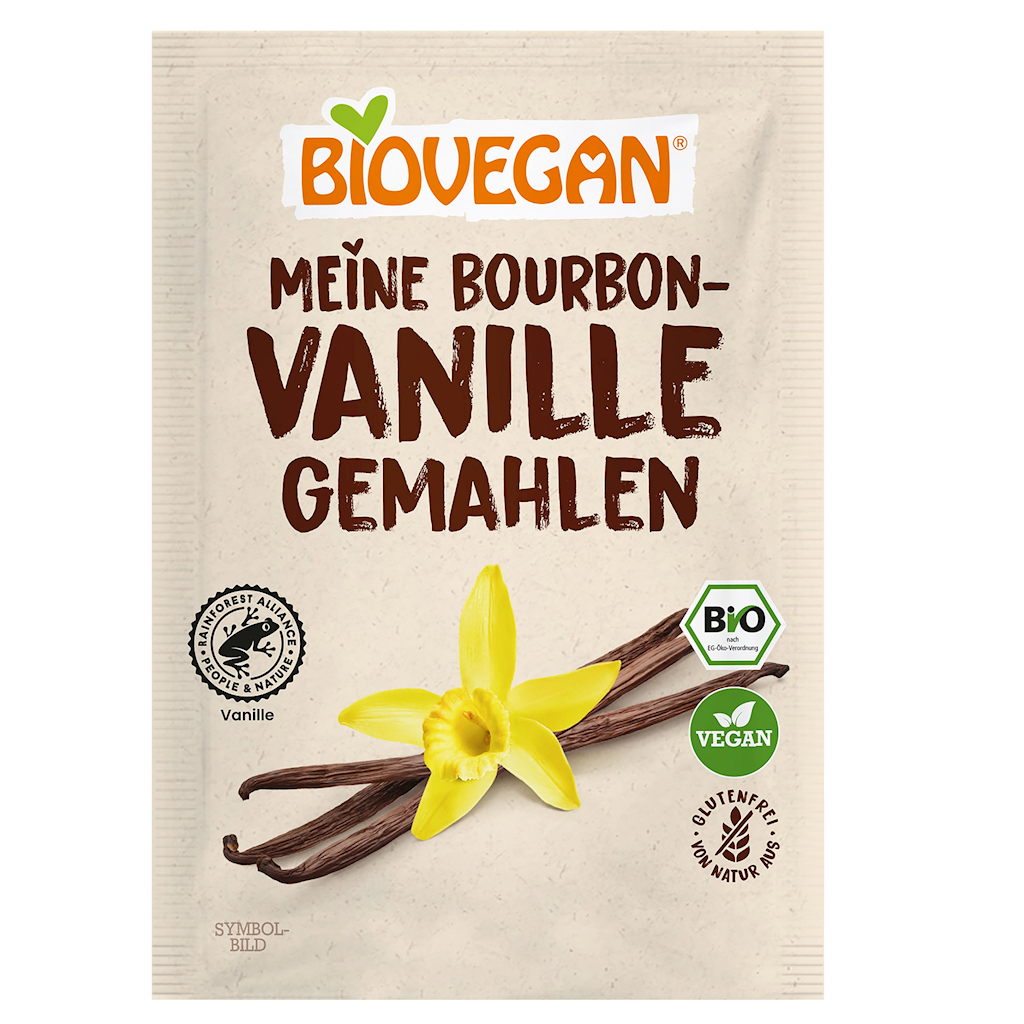Wanilia bourbon mielona bezglutenowa bio 5 g - BIOVEGAN