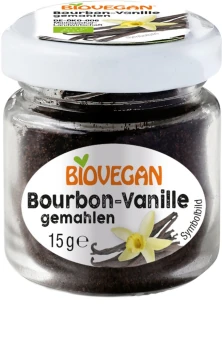 Wanilia bourbon mielona bio (w szklanym słoiku) 15 g - Biovegan