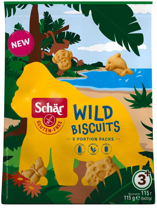 Wild Biscuits - ciasteczka bezglutenowe 115 g - Schar