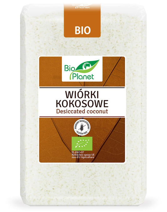 Wiórki kokosowe bezglutenowe BIO 1 kg
