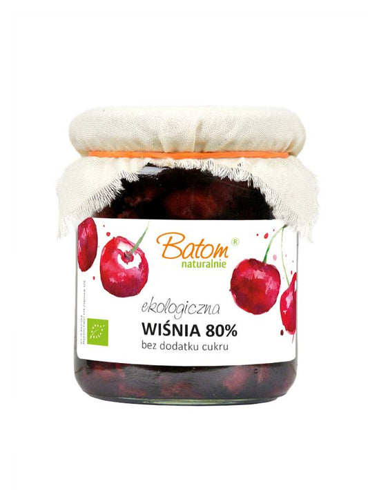 Wiśnia 80% bez cukru BIO 260 g