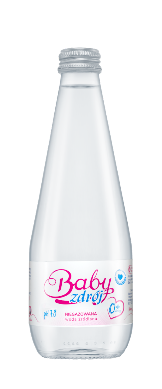 Woda źródlana niegazowana 330 ml (szkło) - Aqua East (Baby Zdrój)