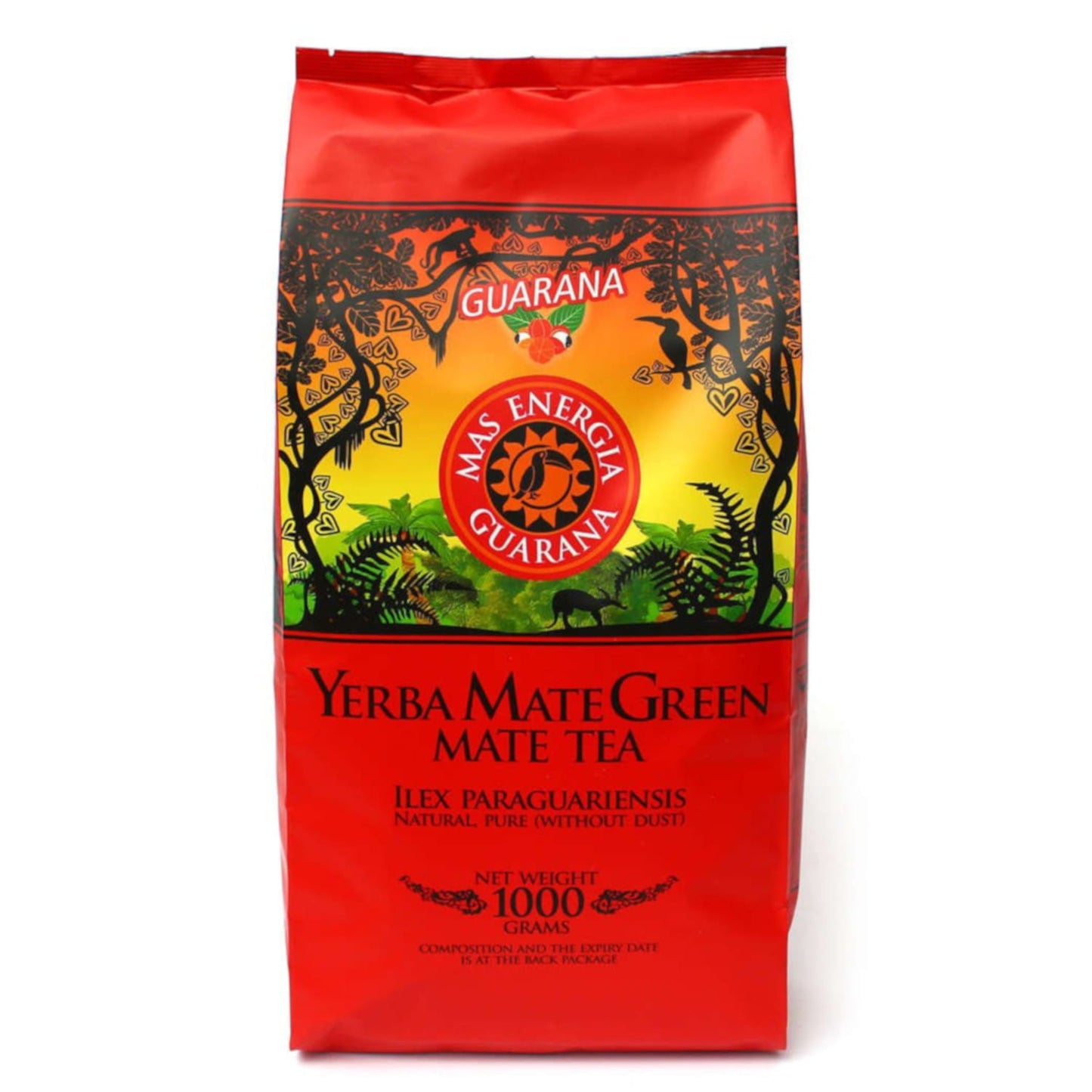 Yerba mate green mas energia guarana 1 kg - MATE GREEN