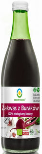ZAKWAS Z BURAKÓW KISZONYCH BEZGLUTENOWY BIO 500 ml - BIOFOOD