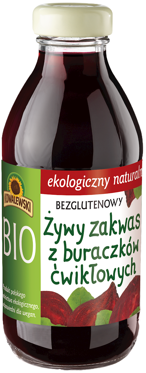 Zakwas z buraków bezglutenowy BIO 320 ml