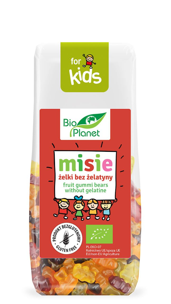 Żelki (misie) bez żelatyny bio 100 g
