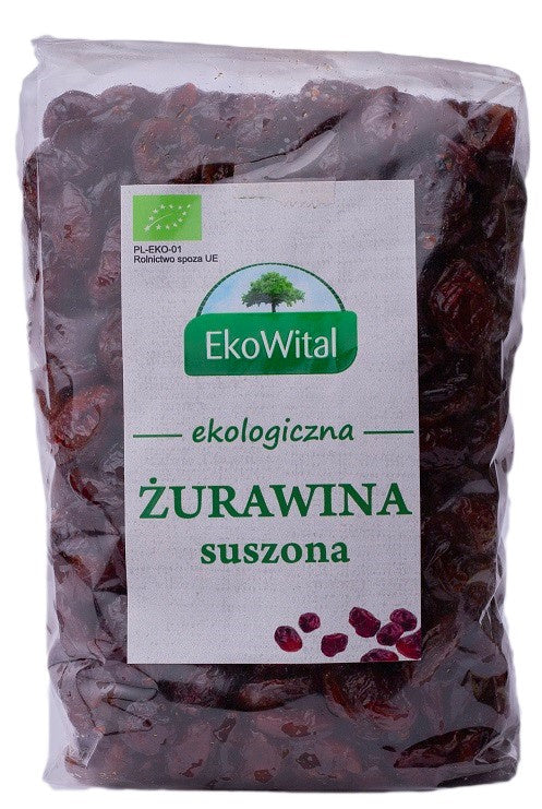 Żurawina suszona bio 500 g