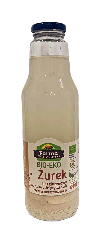 Żurek na zakwasie gryczanym bezglutenowy BIO 700 ml
